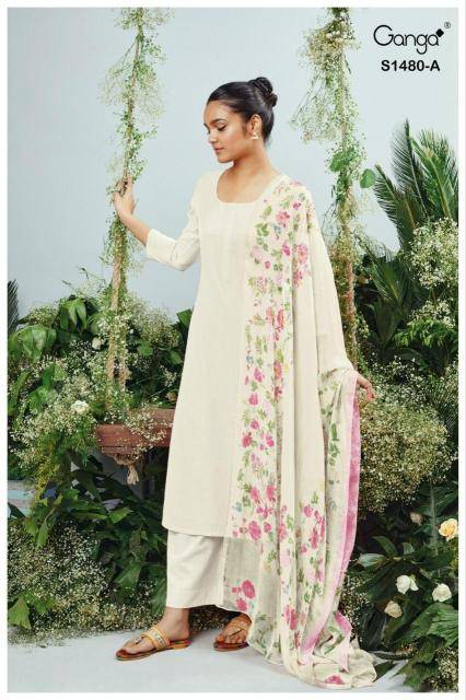 Ganga ora 1480 Dress material suppliers in Surat
